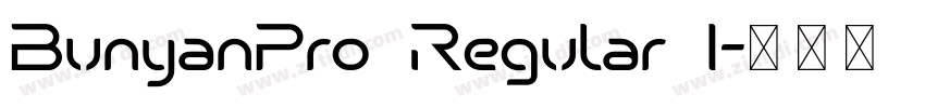 BunyanPro Regular I字体转换 BunyanPro Regular I字体转换